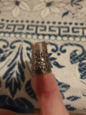 Antique Style 925 Thimble
