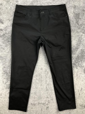 Public Rec Pants Mens 38x32 Black Chino Straight Athletic Travel Stretch