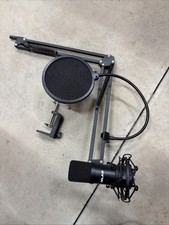 DELAM USB Studio Podcast Microphone Kit w/ Boom Arm Pop Filter