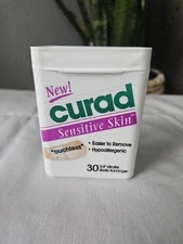 Vintage Curad Sensitive Skin Ouchless Bandages EMPTY Plastic Box Ultralite