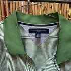 Tommy Hilfiger Golf Polo Shirt Mens XL Striped Green Short Sleeve — photo 4