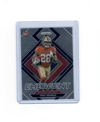 2021 Panini Prizm - Emergent Trey Sermon #E-19 (RC)