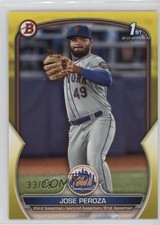 2023 Bowman Prospects Yellow 33/75 Jose Peroza #BP-149 0q21