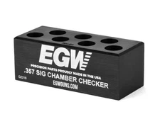 EGW Ammo Chamber Checker 357 Sig 7-hole 70124