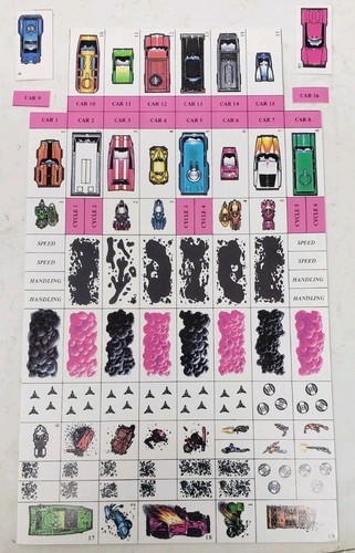 1985 Car Wars by Steve Jackson Games Deluxe Edition Box Set 1301 PARTIALLY UNCUT - Picture 19 of 21