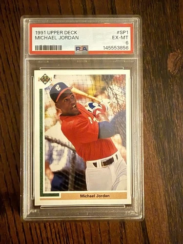 1991 Upper Deck - Michael Jordan #SP1 EX-MT PSA 6 Rare Chicago White Sox
