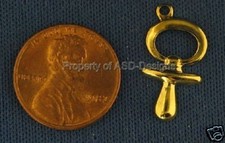 25pc Gold Plated Newborn First Baby Pacifier Charms 6460