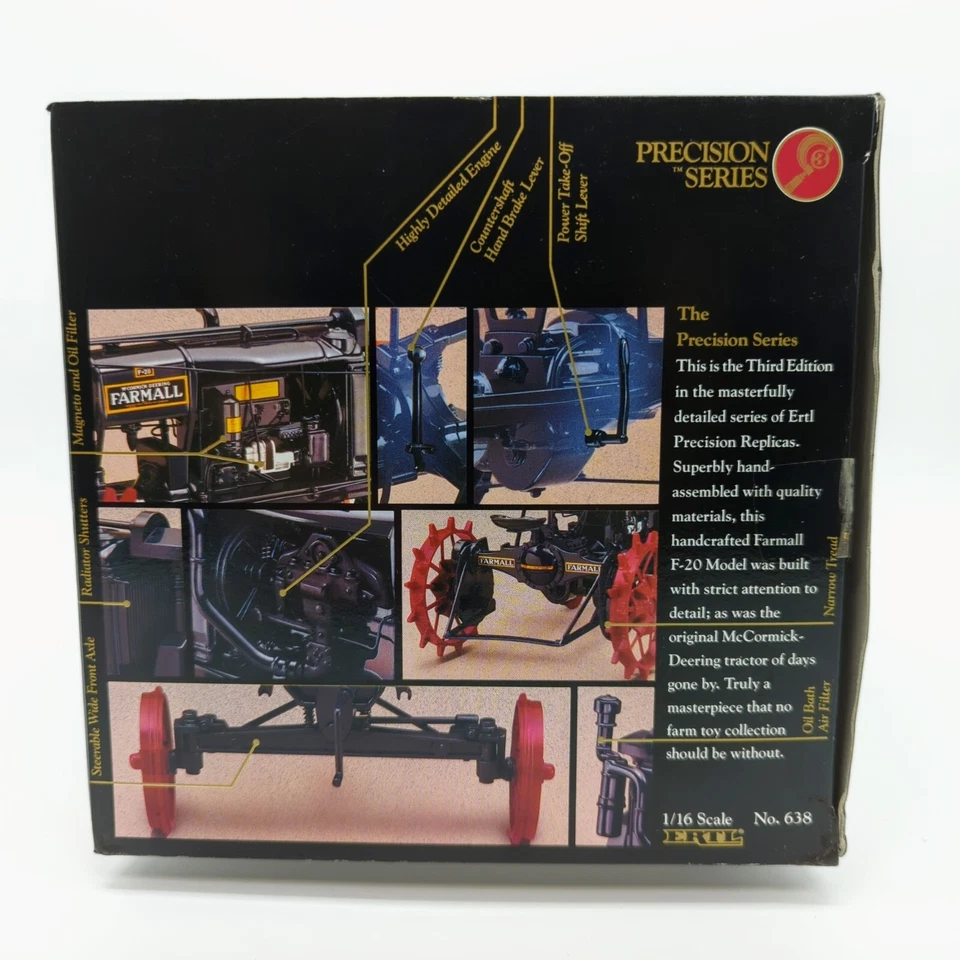 1/16 McCormick Deering Farmall F-20 With Wide Front, Precision Series #3 - Image 3 of 4