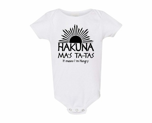 Baby Einteiler Body - Hakuna Ma's Ta Tas - Bild 1 von 10