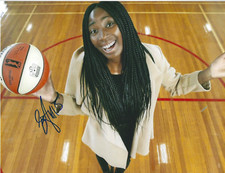 EZI MAGBEGOR Signed 8.5 x 11 Photo Seattle STORM WNBA Basketball AUSTRALIA