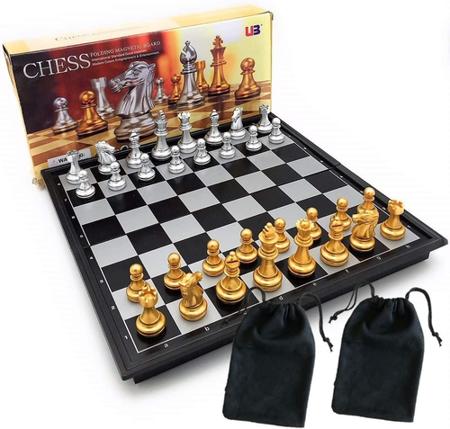 Chess Set, Magnetic Chess Set, Chess Board, Chess Pieces, Chess Sets for Adults