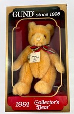 GUND 1991 Limited Edition Collector's Bear Since 1898 - NIB - Free Shipping