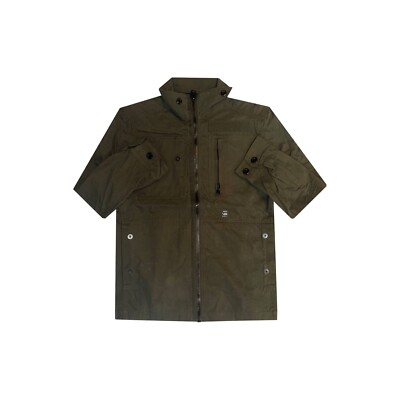 G-STAR Men's Green Powel SP Long Sleeve Overshirt RRP £80