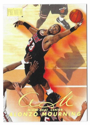 ALONZO MOURNING 1998-99 SkyBox Premium Basketball # 98 Miami Heat