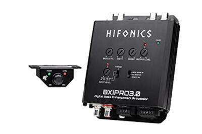 Hifonics BXiPro3.0 Processor (Black) - Digital Bass Enhancement Processor, 