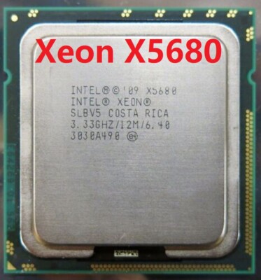 Intel Xeon X5680 SLBV5 3.33GHz 6 Core LGA 1366 CPU Processor