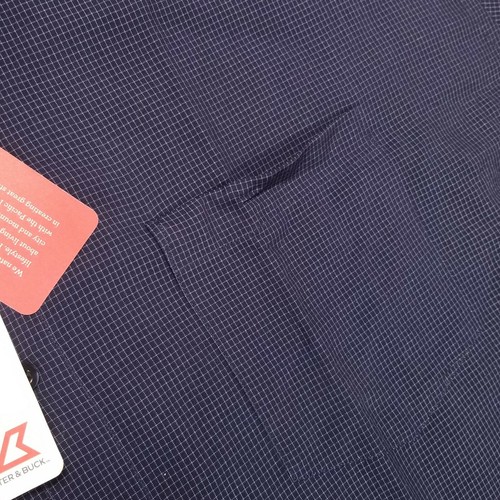 Cutter & Buck Men's Size 3XT Navy Blue Short Sleeve Front Button Shirt- NWT $72 - Picture 4 of 11