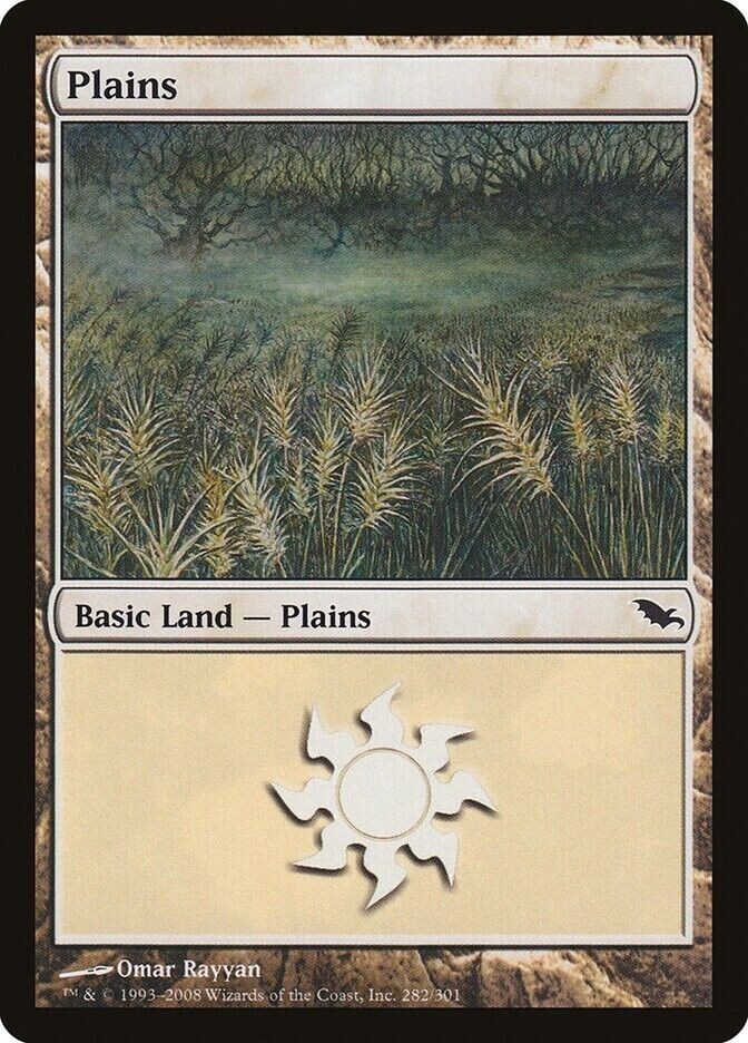 Plains 282 Shadowmoor Light Play MTG Magic DNA GAMES