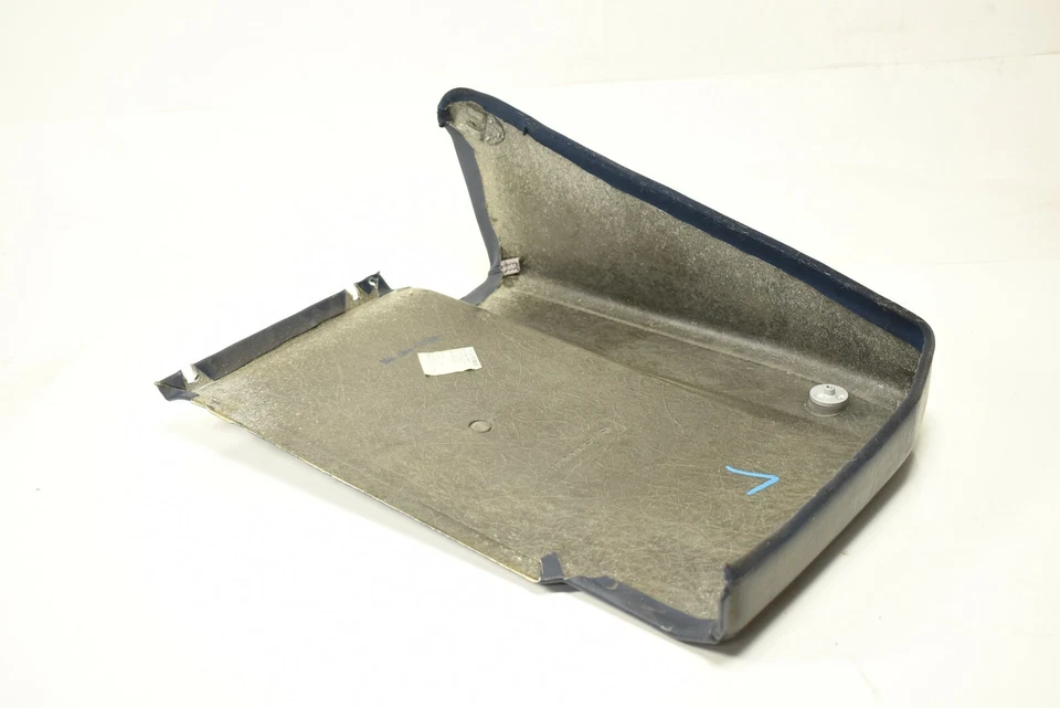 90-02 Mercedes R129 SL500 SL600 Asiento del conductor Izquierdo Respaldo Cubierta Panel Borde AZUL Foto 4 de 4