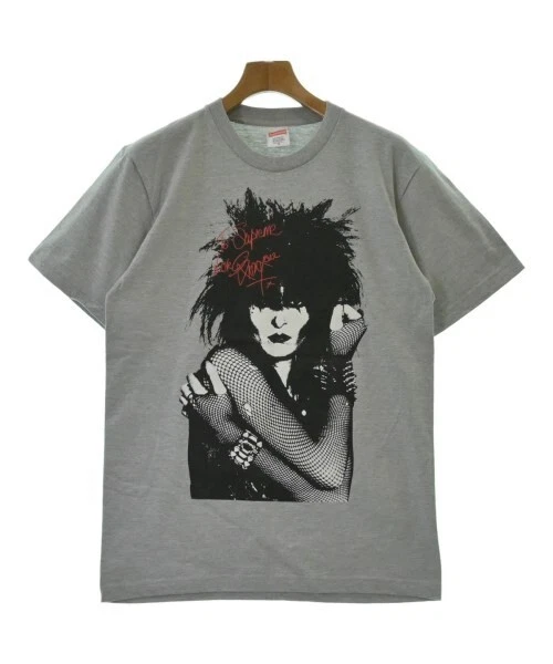 Tee shirt graphique Supreme Siouxsie True Love ne meurt jamais gris taille M SS14