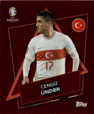 EM 2024 Sticker Topps UEFA EURO 2024 Sammelsticker – Star Player SP (wahlweise Mit Oder Ohne Autogramm) Euro 2024 Türkei