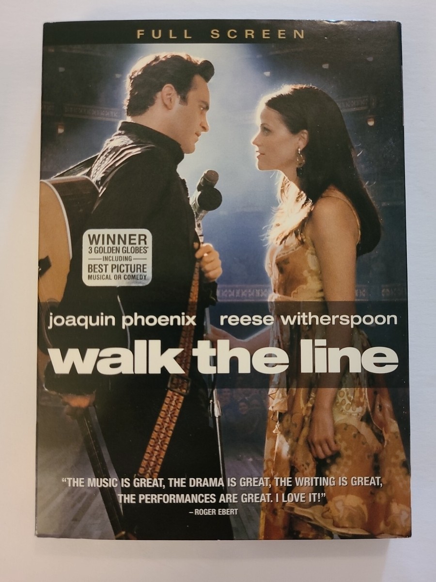 WALK THE LINE Joaquin Phoenix Reese Witherspoon Johnny Cash Story DVD NEW  Sealed