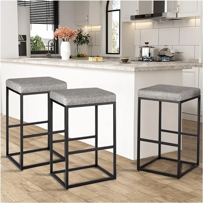 Counter Height Bar Stools,30 inch Bar Height Stools, SET of 2 - Image 2 of 4