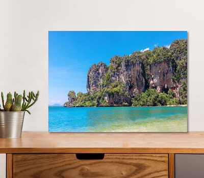 Tropical Rocks Tonsai Beach 5mm thick Plastic Poster Ready to Hang 60x45cm