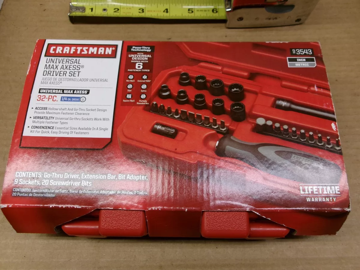 Craftsman universal max axess discount