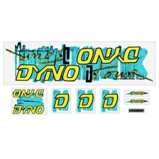1987 DYNO - D TOUR on clear decal set