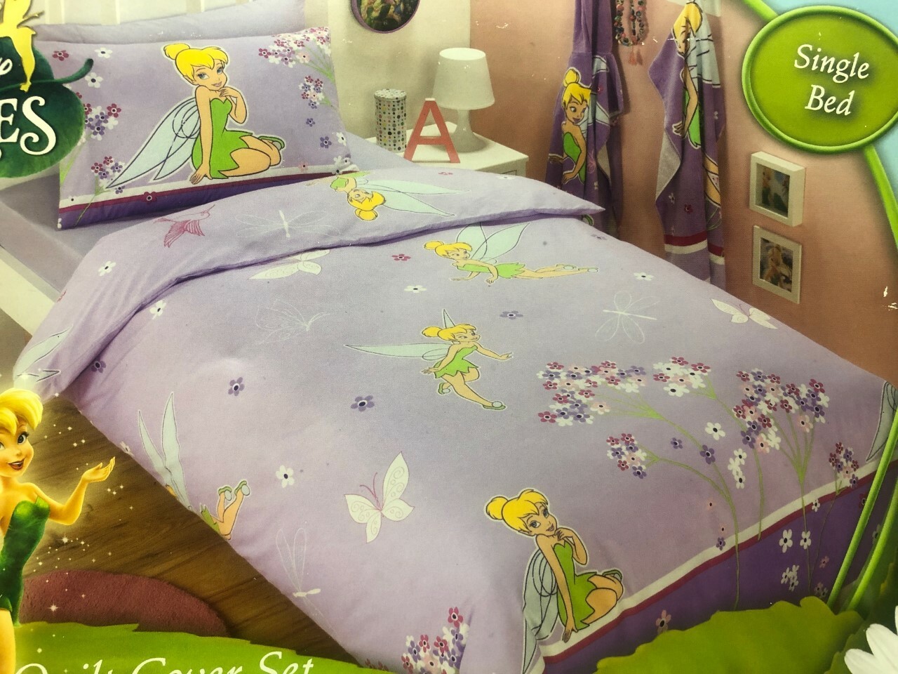 tinkerbell bed set