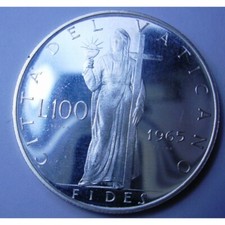 VATICANO 100 Lire dal 1955 al 2001