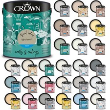 Crown Matt Emulsion, All Colours, 2.5L Breatheasy, 99% Solvent Free