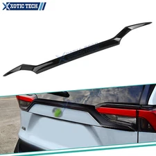 Glossy Black Exterior Rear Trunk Upper Lid Cover Trim For Toyota RAV4 2019-2025