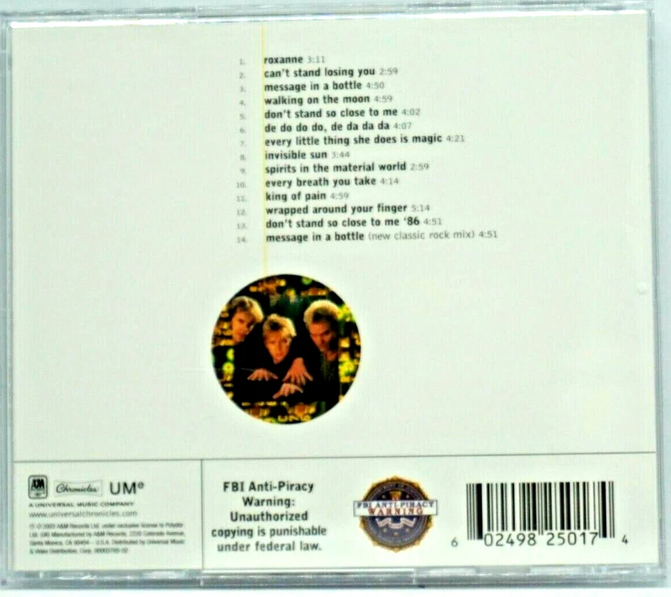 The Police : Every Breath You Take - The Classics (Best Of Album) - STING - Image 2 of 3