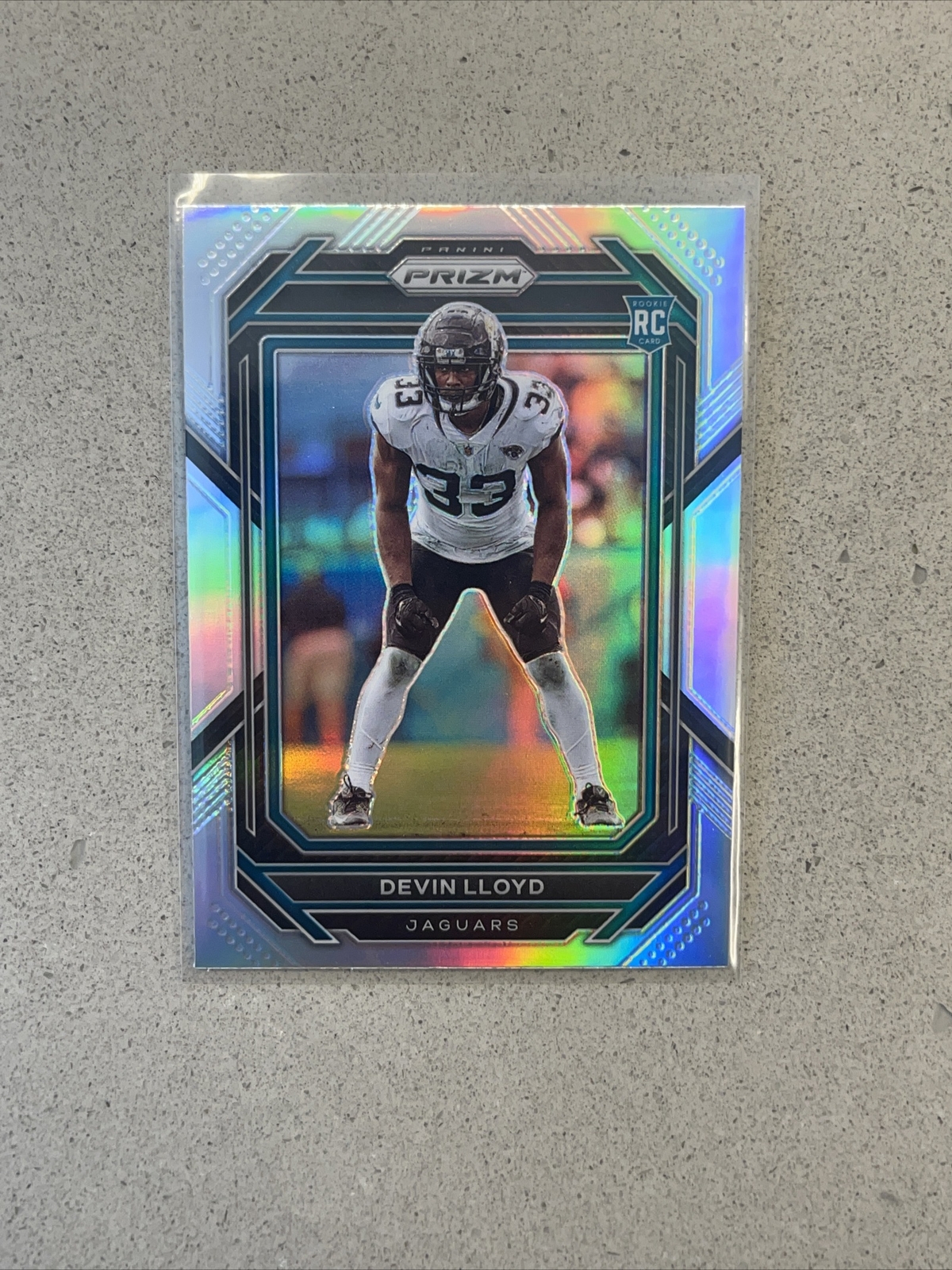 Devin Lloyd 2022 Prizm Football  #376 Silver Prizm RC -Jacksonville Jaguars