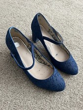 The Perfect Bridal Company Damskie buty ślubne - Barwione/kolorowe niebieskie Rozmiar 8/41