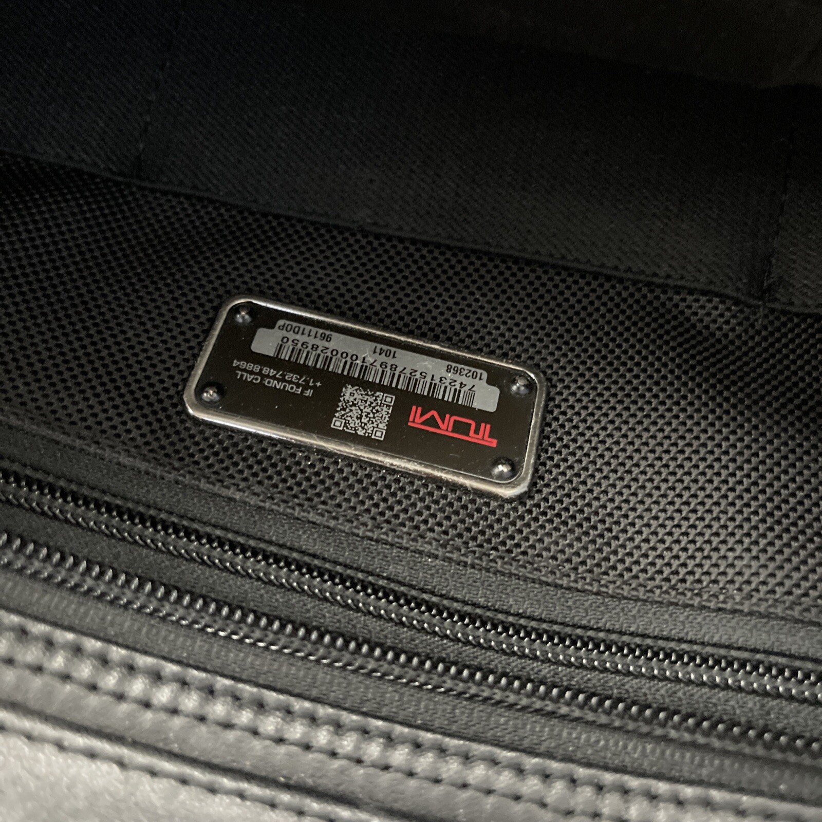 Tumi Genuine Leather Briefcase Slim Bag Black eBay