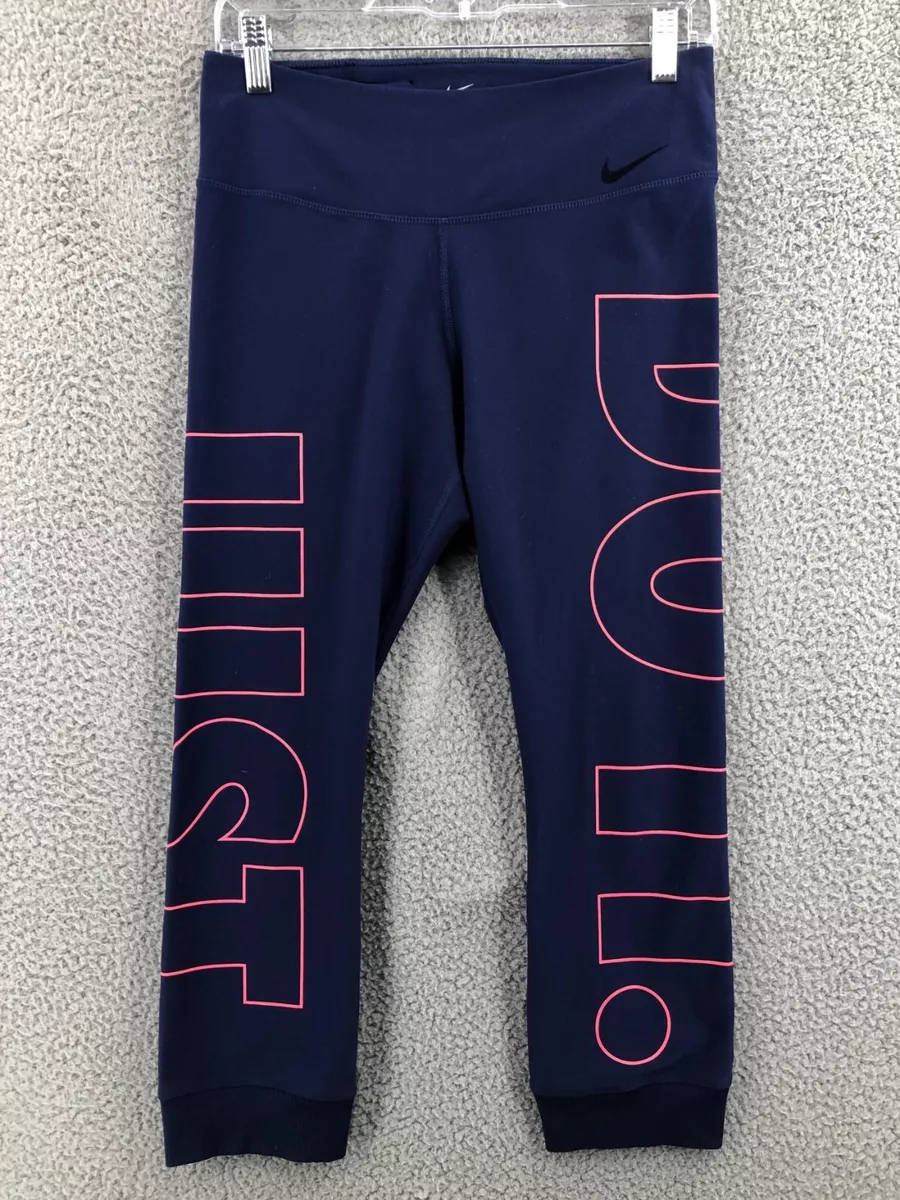 Nike JDI Leggings Yoga Pants Dri Fit Womens Medium Just Do It