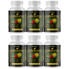 Lipovita Metabolic Wellness Support Dietary Supplement, 6 Bottles