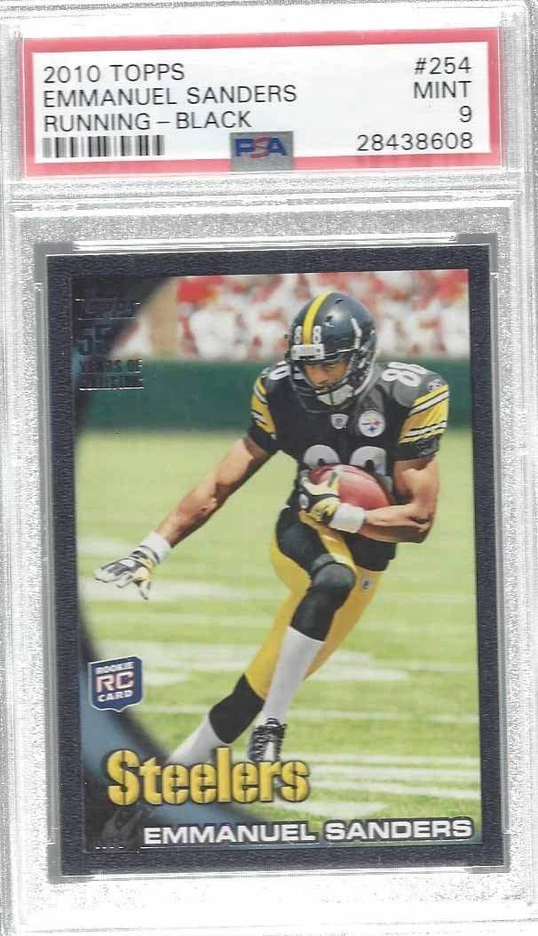 Emmanuel Sanders Topps #254 Running-Black