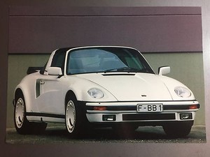 1980s-Porsche-911-bb-Slantnose-Targa-Advertising-Sales-Poster-RARE-Awesome-L-K