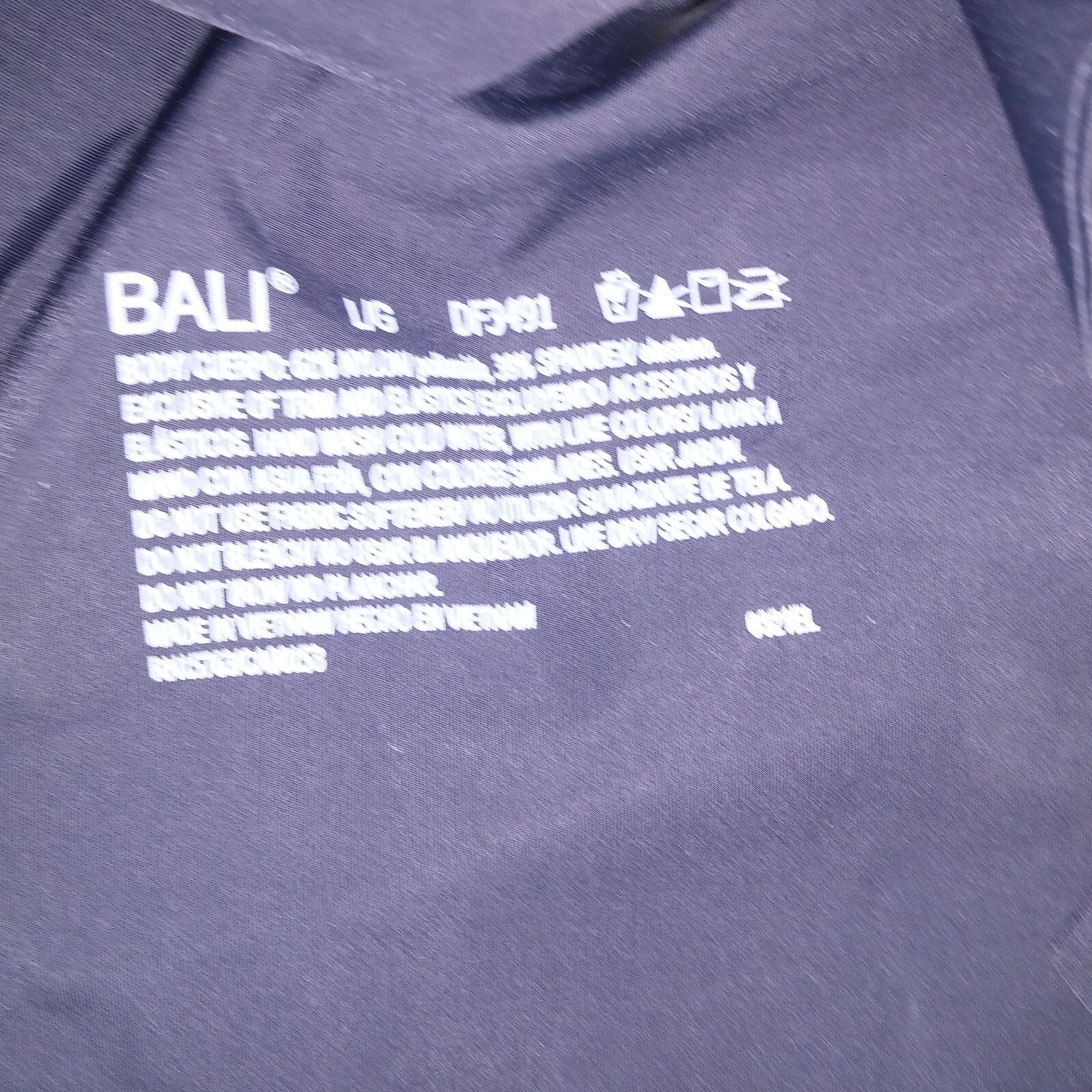 Bali Bra Large Black Solid Pullover Seamless Ligh… - image 8