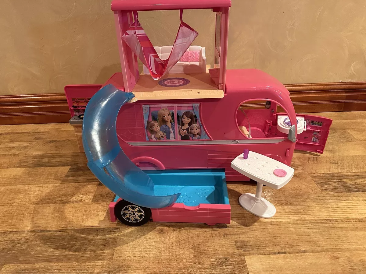 Barbie 2014 Pop-Up Camper Playset w/Pool and Accessories