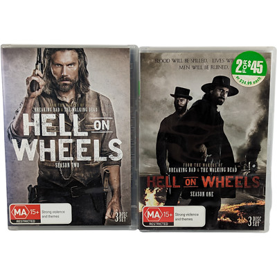 Hell On Wheels: Season Series 1 & 2 (DVD, 2011, 3-Disc) PAL Region 4