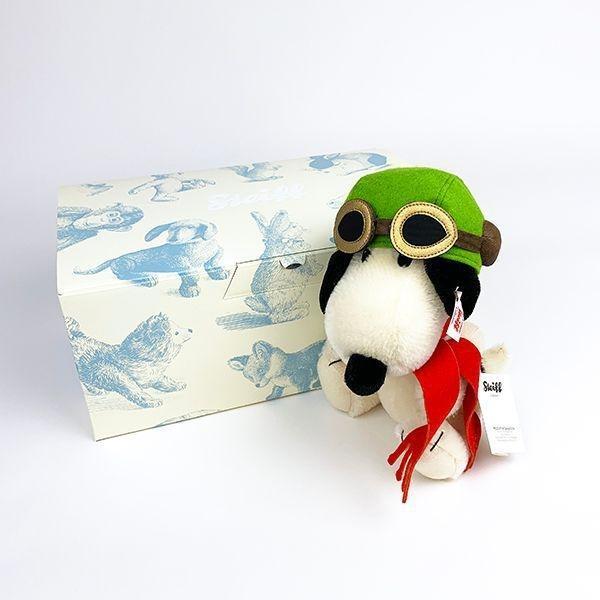 Steiff Peanuts Snoopy Flying Ace Plush Japan 1500 Limited 2017 New 