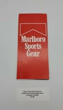 Vintage 1984 Marlboro Sports Gear Catalog Ordering Pamplet Form Philip Morris