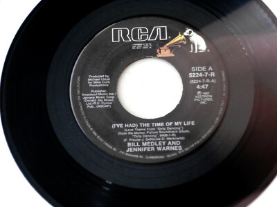 BILL MEDLEY AND JENNIFER WARNES~ I'VE HAD THE TIMES OF MY LIFE~ MINT~CANADA