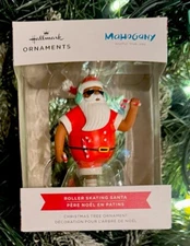 2025 Hallmark Mahogany Roller Skating Black Santa Claus Christmas Ornament w Box