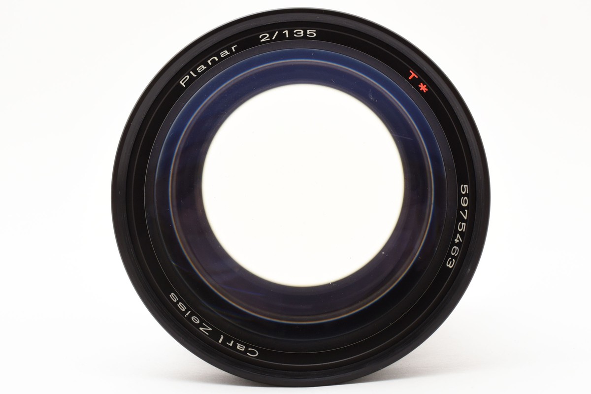 Top MINT] Contax Carl Zeiss Planar 135mm f/2 AEG CY Mount MF